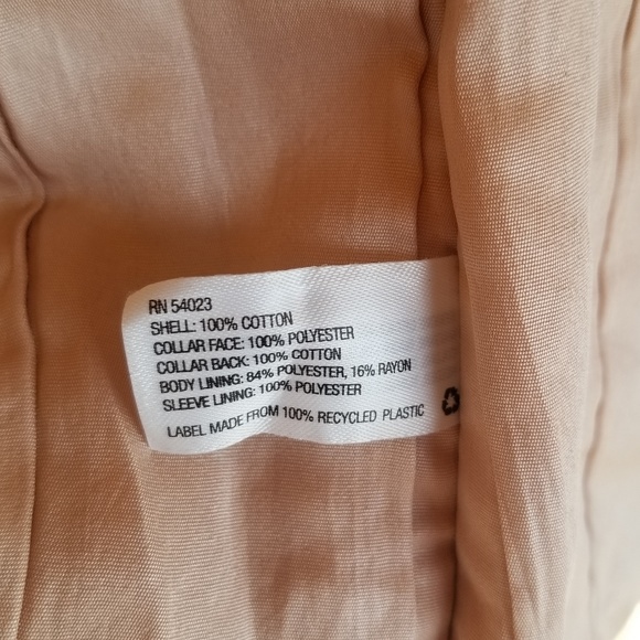 Gap Women Moto Zip Biker Jacket Fur Collar Ivory - Picture 8 of 12